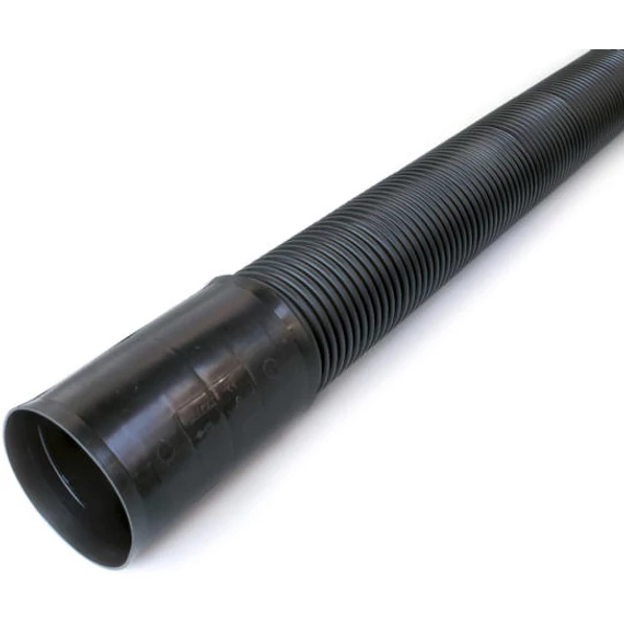 DIETZEL UNIVOLT FXKVS 110 FEK 6M KARM mélyépítési duplafalú védőcső, belül sima kívül bordás, N450, -25/+60°C, fekete (041205)