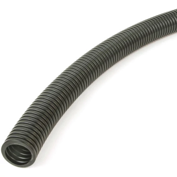DIETZEL UNIVOLT FXPS 63 FEK UV 25M lépésálló páncél-gégecső, >1250N, PVC, UV-álló, -15°C/+60°C, fekete (100442)