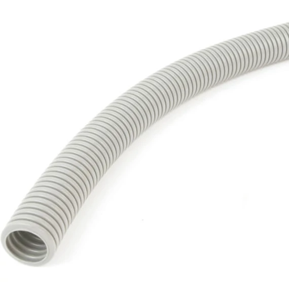 DIETZEL UNIVOLT FXPS 63 VSZ UV 25M lépésálló páncél-gégecső, >1250N, PVC, UV-álló, -15°C/+60°C, szürke (102619)