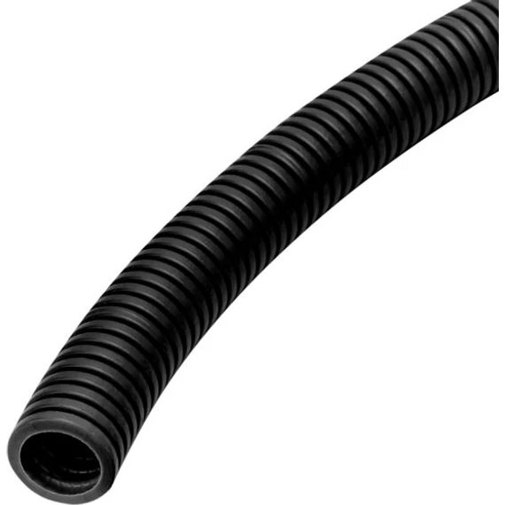 DIETZEL UNIVOLT HFXP Turbo Pro 50 FEK UV 25M halogénmentes gégecső, lépésálló >750N, -25°C/+105°C, UV-álló, fekete (107532)