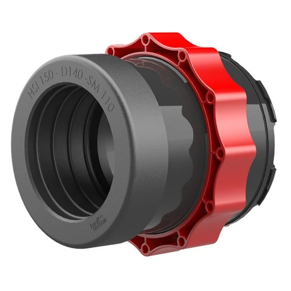HAUFF TECHNIK HSI150 D1x110 GSM Rendszerfedél, Ø110mm, sima kábelvédőcsövekhez való csatlakozókarmantyúval (2101100105)