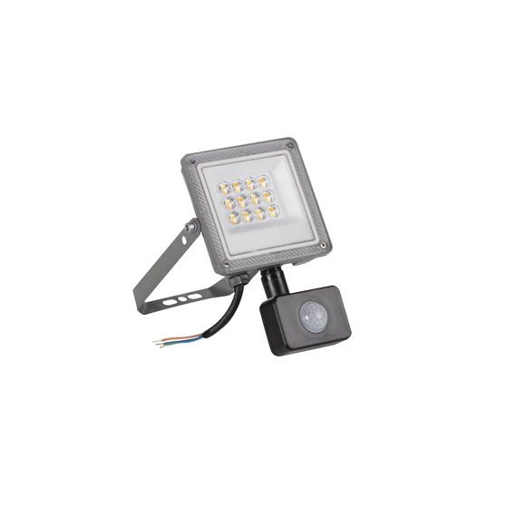 KANLUX ACETE 10W CCT SE GR LED reflektor mozgásérzékelővel, 860/1080/970lm, 3000/4000/6500K, IP44 (38495)