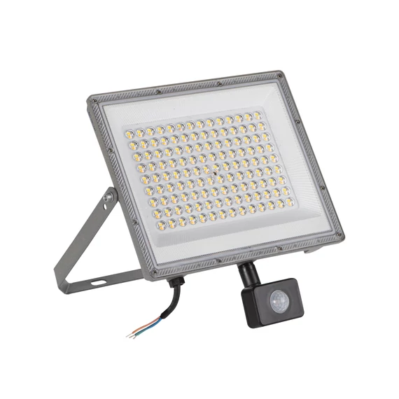 KANLUX ACETE 100W CCT SE GR LED reflektor mozgásérzékelővel, 8500/10800/9700lm, 3000/4000/6500K, IP44 (38499)