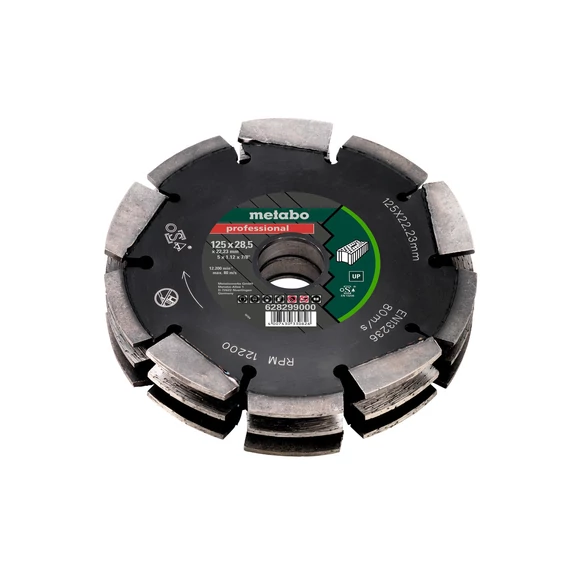 METABO Gyémánt marótárcsa 3 soros, 125x28,5x22,23mm, professional, UP, univerzális (628299000)