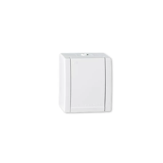 Aling-Conel POWER - 2P+F csatlakozó aljzat, 16A 250V, IP44, fehér (2411.00)