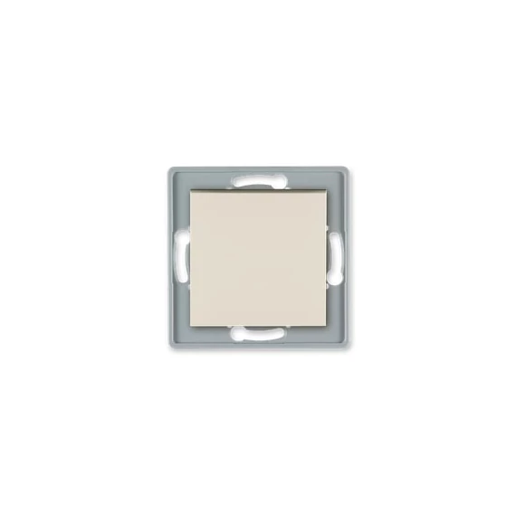 Aling-Conel PRESTIGE - 102 kétpólusú kapcsoló, 10A 250V, keret nélkül, krém (60052.9)