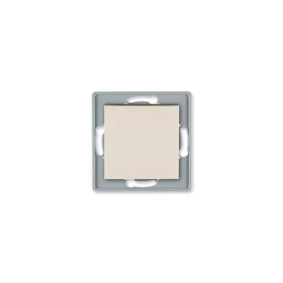 Aling-Conel PRESTIGE - 101 egypólusú kapcsoló, 10A 250V, keret nélkül, krém (6005.9)