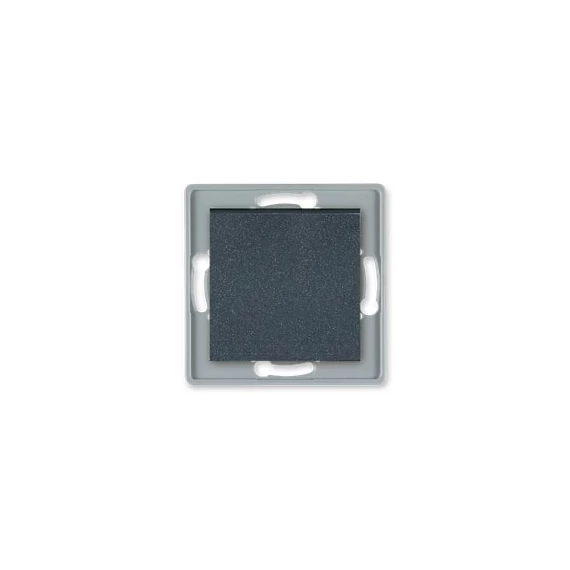 Aling-Conel PRESTIGE - 101N nyomógomb, 10A 250V, keret nélkül, grafit (60090.2)