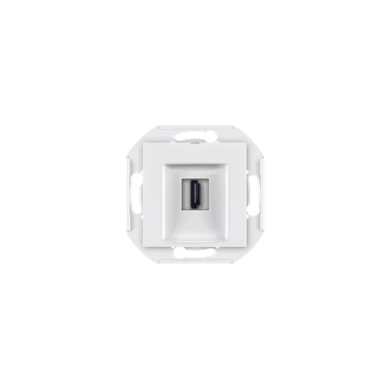 Aling-Conel PRESTIGE - 1xHDMI csatlakozó aljzat, Keystone, keret nélkül, fehér (60163.0)