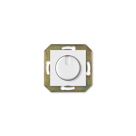 Aling-Conel PRESTIGE - fényerőszabályzó kapcsoló LED fényforráshoz, 0-100W, keret nélkül, fehér (60175.0)