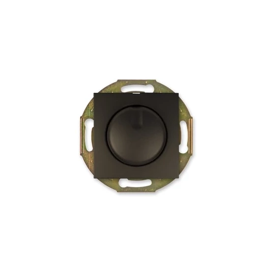 Aling-Conel PRESTIGE - fényerőszabályzó kapcsoló LED fényforráshoz, 0-100W, keret nélkül, soft fekete (60175.E1)