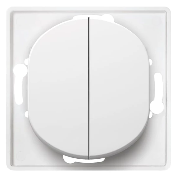 Aling-Conel EON - 105 kétáramkörös kapcsoló, 10A 250V, keret nélkül, fehér (E606.0)