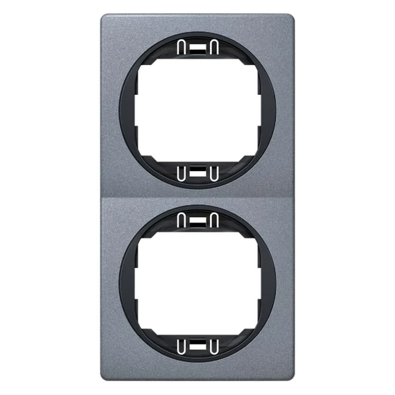 Aling-Conel EON - keret, 2-es, függőleges, METALLIC, antik ezüst / fekete belső (E6711.S1E)