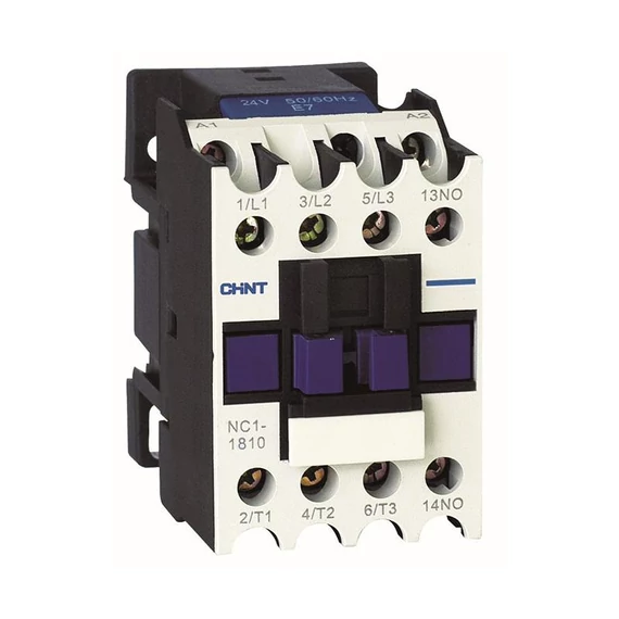 CHINT mágneskapcsoló 18A 7,5kW NC1-1810 (48V AC/3NO+NO) (CH-973477)