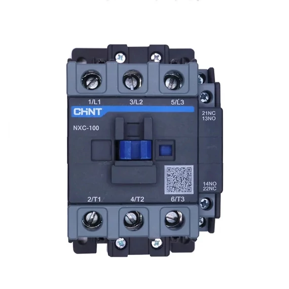 CHINT mágneskapcsoló, 100A, 25kW, (1NO + 1NC), 230V (CH-NXC-100)