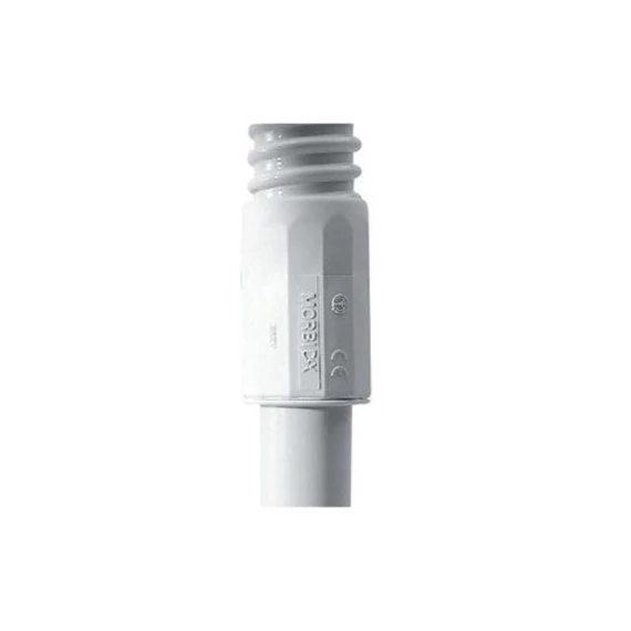 GEWISS MORBIDX DIFLEX GÉGECSŐ CSATLAKOZÓ 16/16MM IP67 HALOGÉNMENTES SZÜRKE (DX43416)