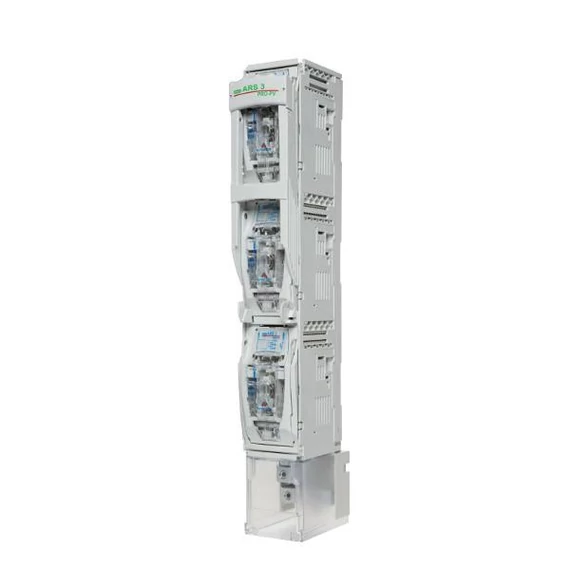 APATOR ARS smartARS 3-6-V pro Szakaszoló bizt. függ. 400A, V csatlakozás, 185mm sínrendszerre, közös nyitás, PV, 800V (63-073822-002)
