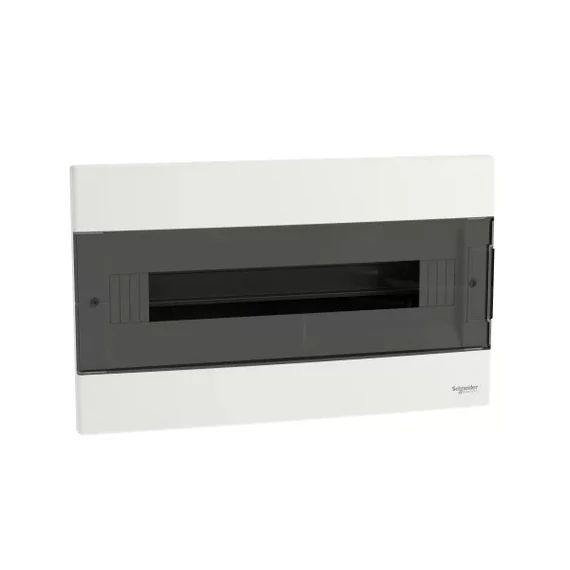 SCHNEIDER ELECTRIC EASY9 EU Kiselosztó, füstszínű ajtó, süllyesztett, 1x18 modul, PEN (EZ9EUA118)