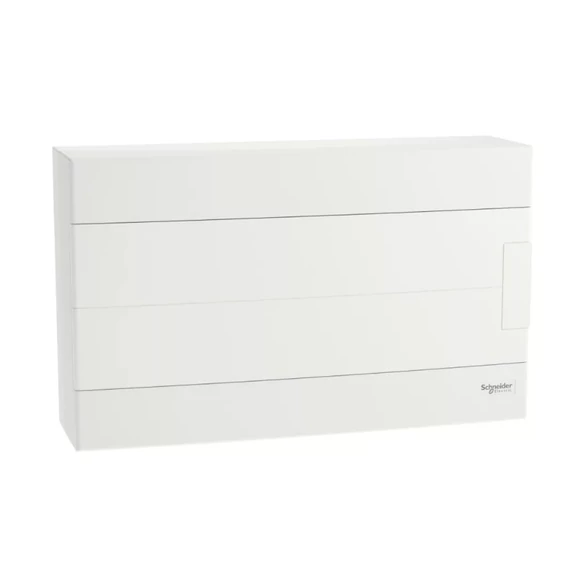 SCHNEIDER ELECTRIC EASY9 EU Kiselosztó, teli ajtó, falon kívüli, 1x18 modul, PEN (EZ9EUD118)