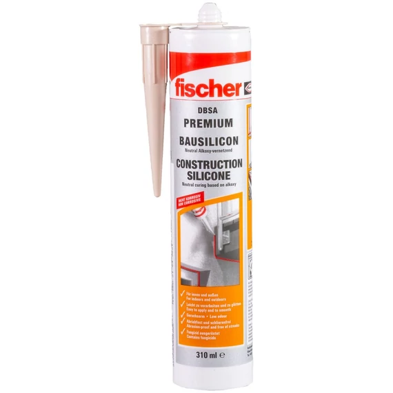 FISCHER DBSA GR Építőszilikon, szürke, 310ml (sziloplaszt) (53092)