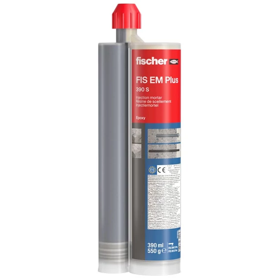 FISCHER FIS EM plus 390 S Injektáló ragasztó, 390ml (544154)