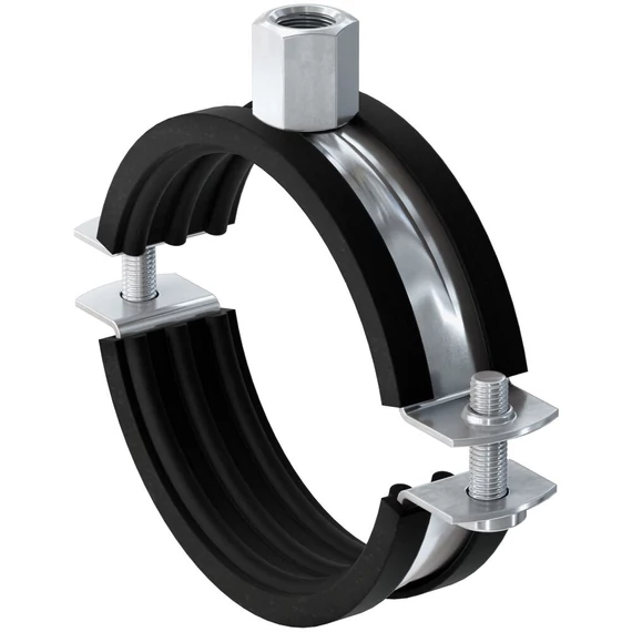 FISCHER FRS 72 - 80 (2 1/2") M8/M10 kétrészes gumibetétes bilincs (91489)