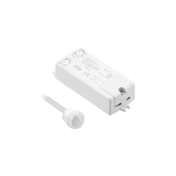 GTV Mozgásérzékelő, max 800W, IP20, látószög 360°, hatótáv 8m, 230V/AC, fehér, sülly, oldalfali (GTV-CR-CR18000-00)