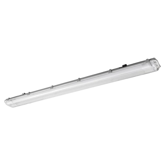 GTV Por- és páramentes LED lámpatest, G-TECH LED, 2x36, G13, T8, 1200 mm, IP65, szürke ház, ABS/PS (GTV-GT-HER2X36-00)
