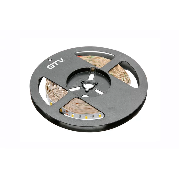 GTV LED szalag, LED FLASH technológia, SMD2835, IP20, 60LED/m, 6W/m, 750lm/m, 6500K, 8mm széles (GTV-LD-2835-300-20-ZB)