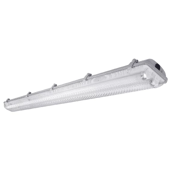 GTV Armatúra LED fénycsőhöz, por-páramentes, HELIOS-LED 258 BIS, ABS/PS, T8 LED, G13, 220-240V/AC (GTV-LD-HEL258B-30)