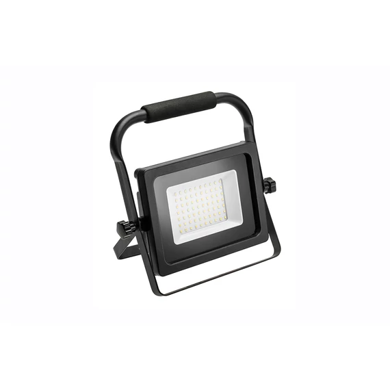 GTV LED reflektor (hordozható) INEXT, 30W, 2400lm, hidegfehér 6400K, IP65, 120fok, 220-240V/AC, fekete (GTV-LD-INEXT30WP-64)