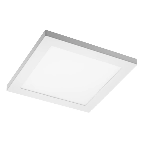 GTV Mennyezeti LED lámpa, süllyesztett, MOZA, 18W, 1500lm, 4000K, IP40, 120fok, 230V, 230 mm, négyzet (GTV-LD-MZ18WKW-NB)