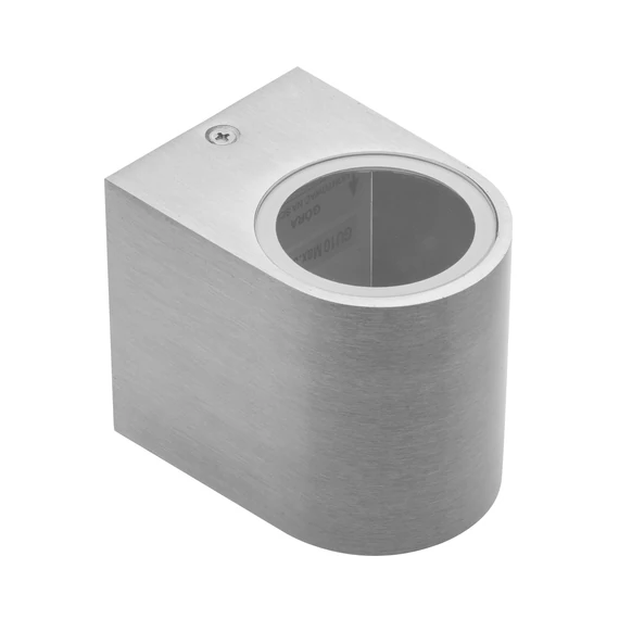 GTV Homlokzati lámpatest, TIAGO, egyirányú, GU10, 1x30W, IP54, 220-240V/AC, kültéri, inox (GTV-LD-TIAGOGU10J-01)