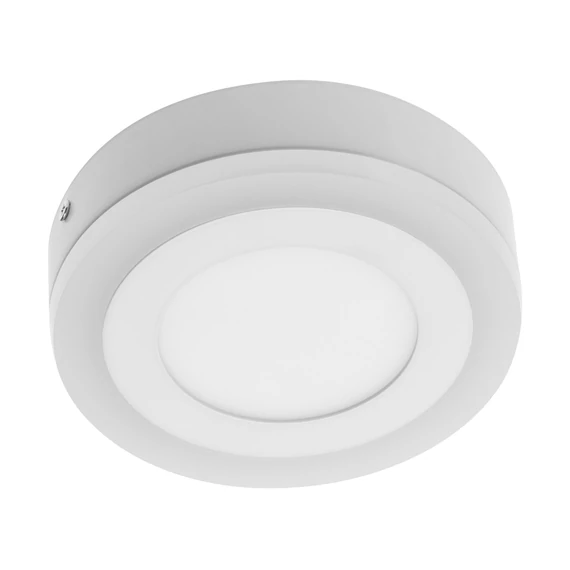GTV Mennyezeti LED lámpatest falon kívüli, TWINS, 9W (6W+3W), melegfehér 3000K, 640lm, IP20,120fok (GTV-LD-TWN09W-CB)