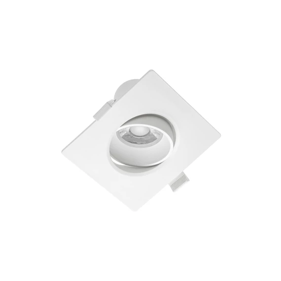 GTV LED mélysugárzó lámpatest, VOLARE, 10W, 800lm, négyzet, melegfehér, 3000K, IP20, 38fok, 175-250V/AC, 50/60H (GTV-LD-VLRKW1038-CB)