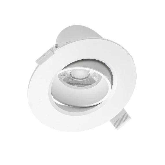 GTV LED mélysugárzó lámpatest, VOLARE, 10W, 800lm, kerek, melegfehér 3000K, IP20, 38fok, 175-250V/AC, 50/60Hz (GTV-LD-VLROK1038-CB)