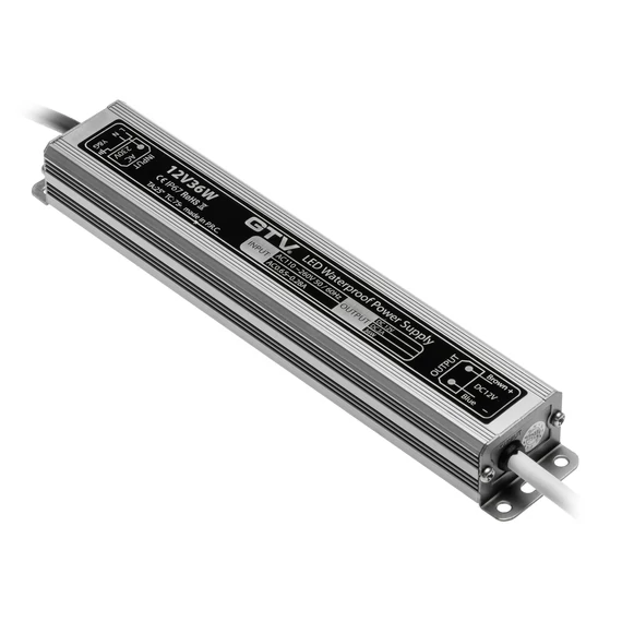 GTV LED tápegység, 36W, IP67 túláram, rövidzár és túlmelegedés védelem (GTV-LD-WZA36W-NW)