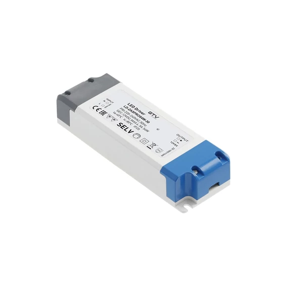 GTV LED tápegység, 54W, IP20, túláram, rövidzár és túlmelegedés védelem (GTV-LD-ZASPRO54W-30)