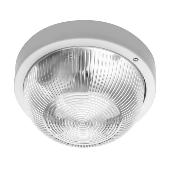 GTV Hajólámpa, IBIZA, E27,40W , IP44 , 220-240V/AC , 50-60 Hz, fehér ABS ház,üveg búra (GTV-OS-IBBL060-00)