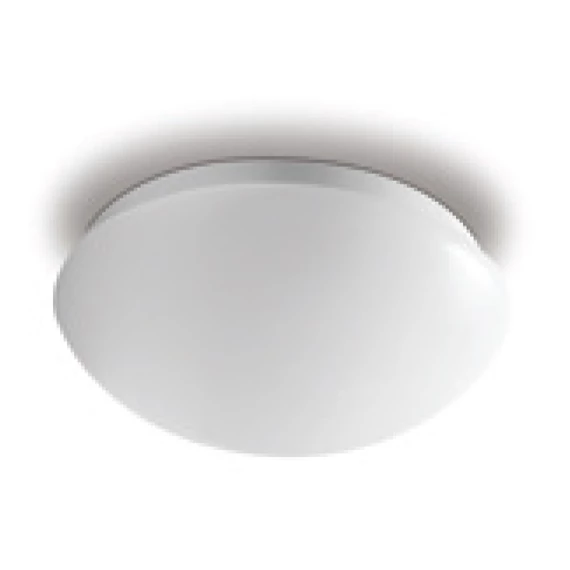 GTV Mennyezeti lámpa, E27, 40W, IP20, 360fok, 220-240V/AC, mikrohullámú mozgásérzékelő, tejfehér búra (GTV-OS-PLCZMI-00)