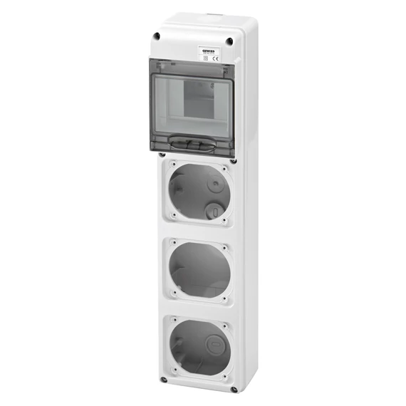 GEWISS Q-DIN 5 M 3 PANELES ELOSZTÓSZEKRÉNY 16A IP44/67 IP65 (GW68001N)
