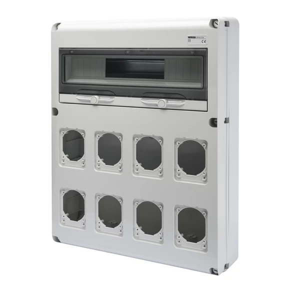 GEWISS Q-DIN 20 M 8 PANELES ELOSZTÓSZEKRÉNY IEC 16/32A IP44/67 IP65 (GW68013N)