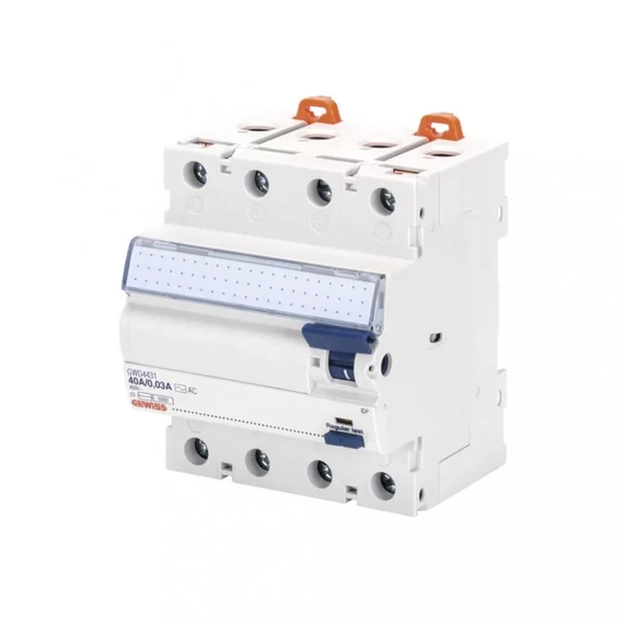 GEWISS ÁRAM-VÉDŐKAPCSOLÓ 4P.25A IST.AC/0,03 4M IDP NA (GWD4427)