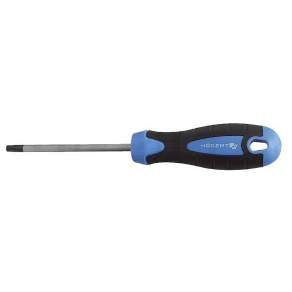HÖGERT TORX csavarhúzó hatszögű, T10, S2 acél, 100 mm (HT1S053)