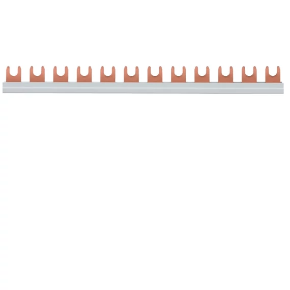 HAGER Fázissín 12db 1P kismegszakítóhoz, 16mm2, 80A, 12M, 210mm (KDN180A)