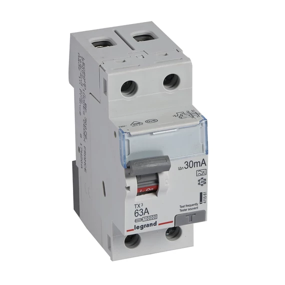 LEGRAND TX3 áram-védőkapcsoló 2P 63A 30MA A (411561)
