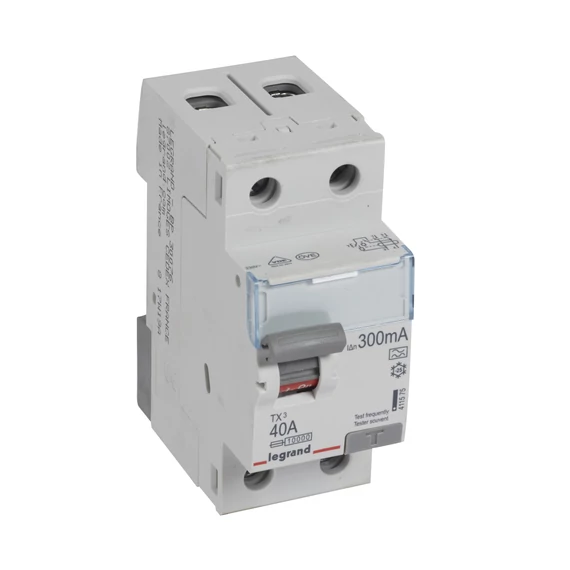 LEGRAND TX3 áram-védőkapcsoló 2P 40A 300MA A (411575)