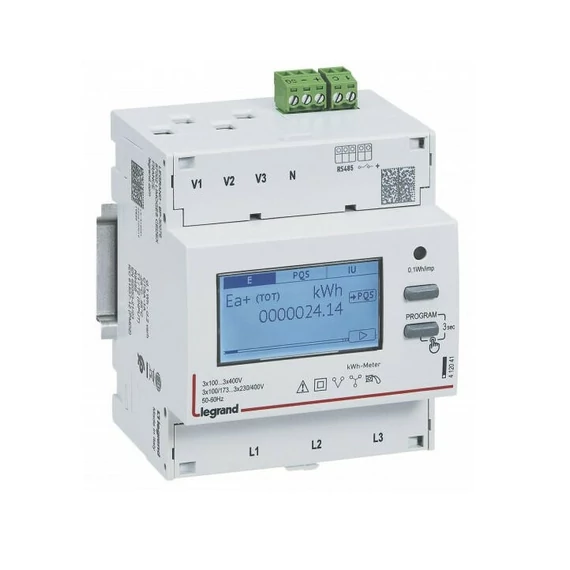 LEGRAND EMDX3 fogyasztásmérő 2T RS485 kimenettel 3F 5A (412041)