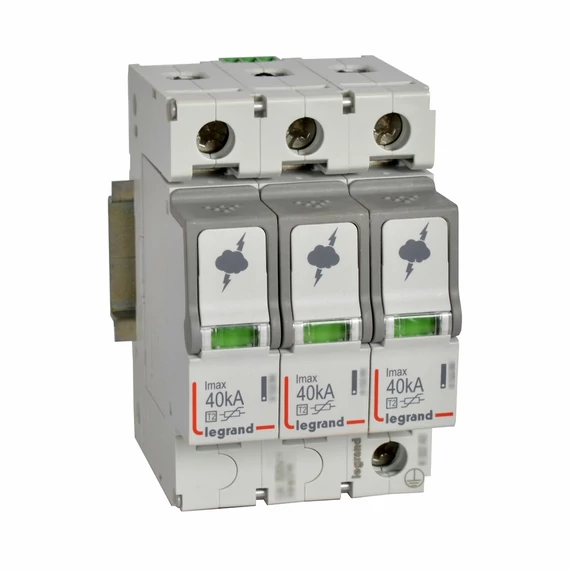 LEGRAND Túlfeszültség-levezető T2 40KA 3P 440V +SD (412232)