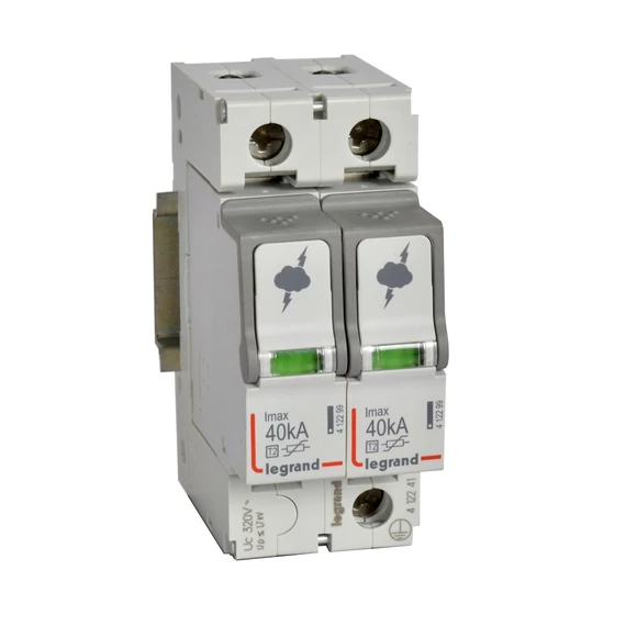 LEGRAND Túlfeszültség-levezető T2 40KA 2P (412241)